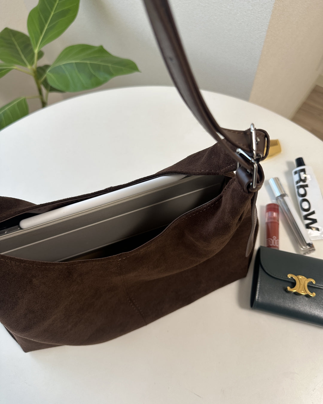 ダブルベルトスエードショルダーバッグ BM3004