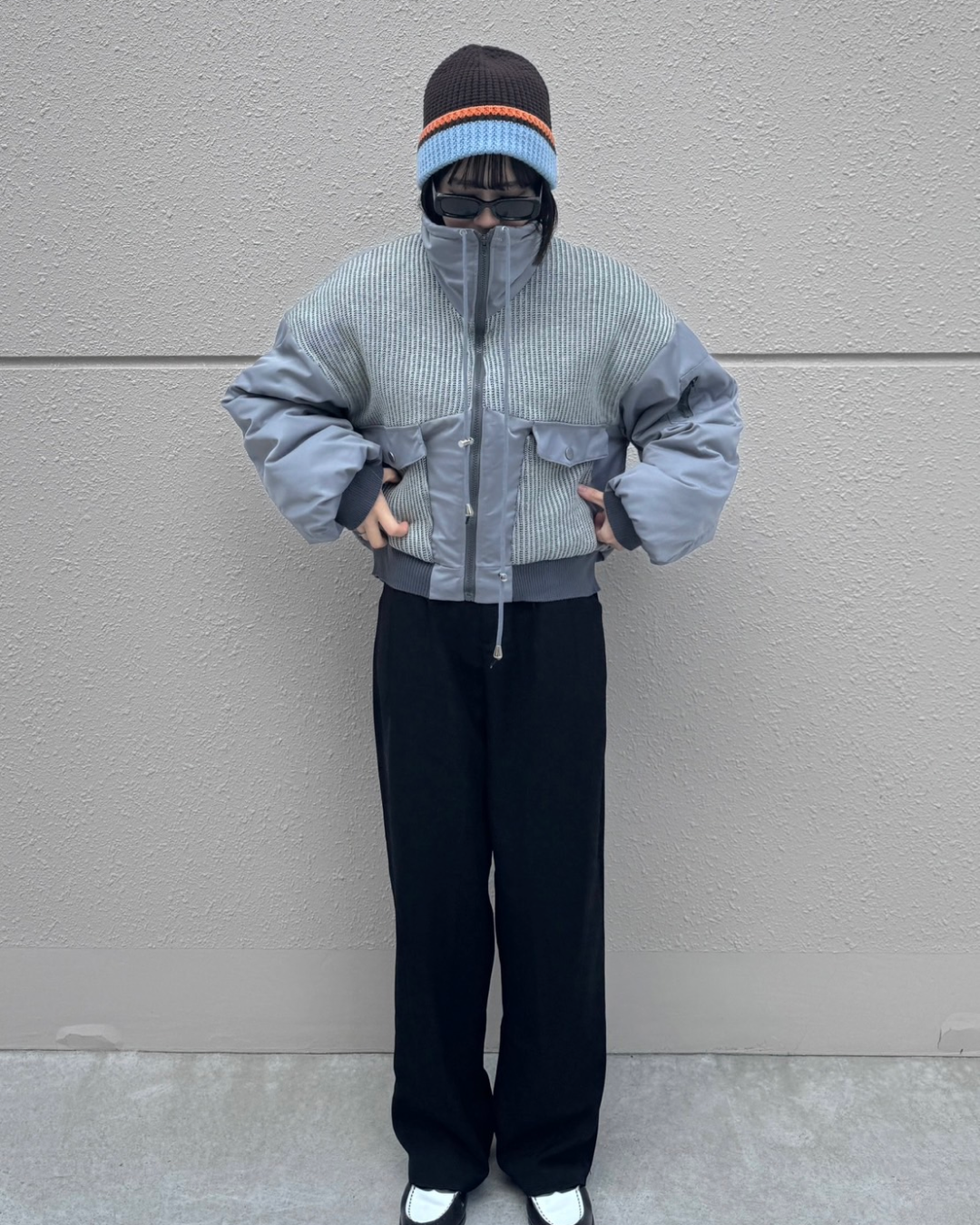Switching short blouson C0021