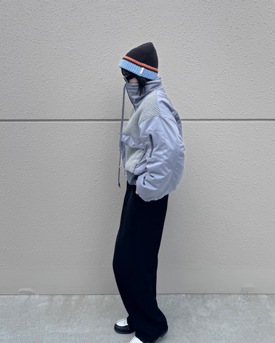 Switching short blouson C0021