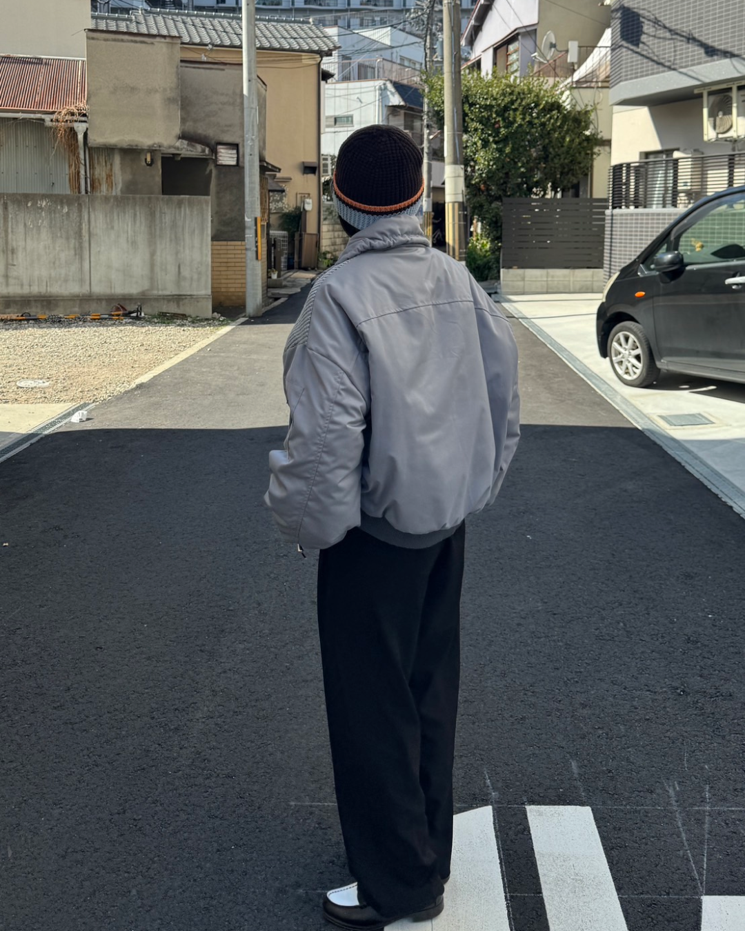 Switching short blouson C0021
