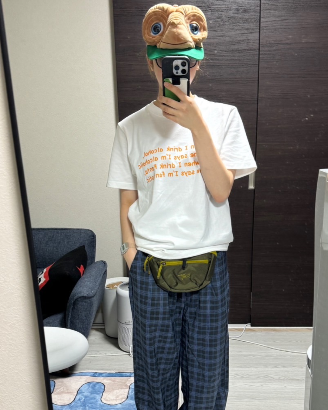 レタリングプリントTシャツ C0031