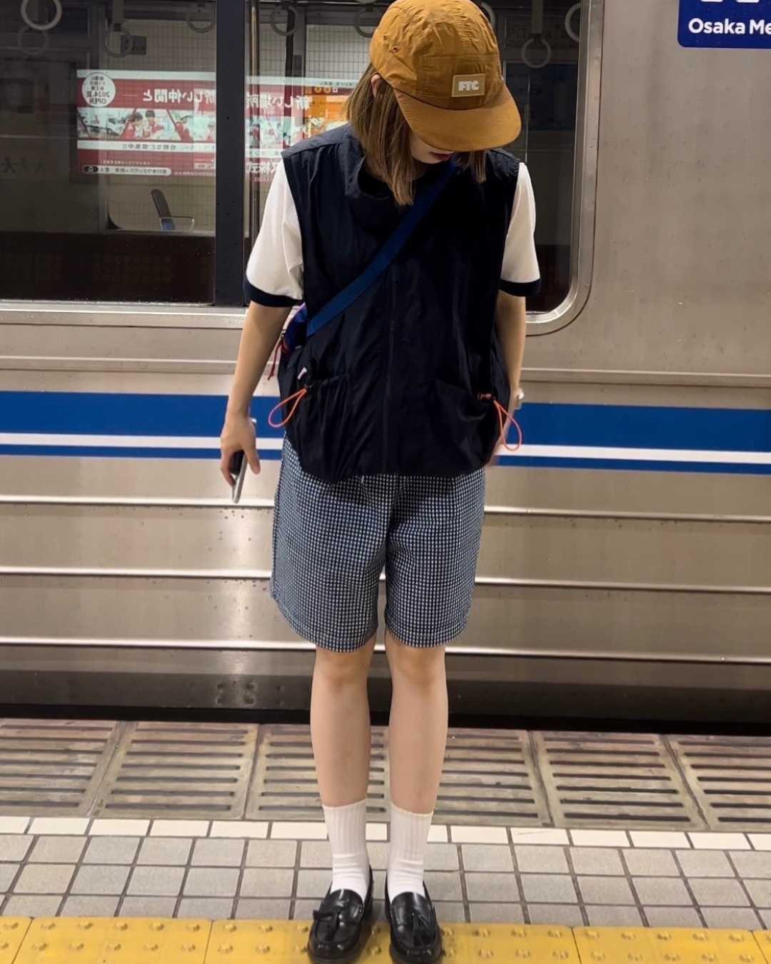 【即納】チェックショートパンツ C0039