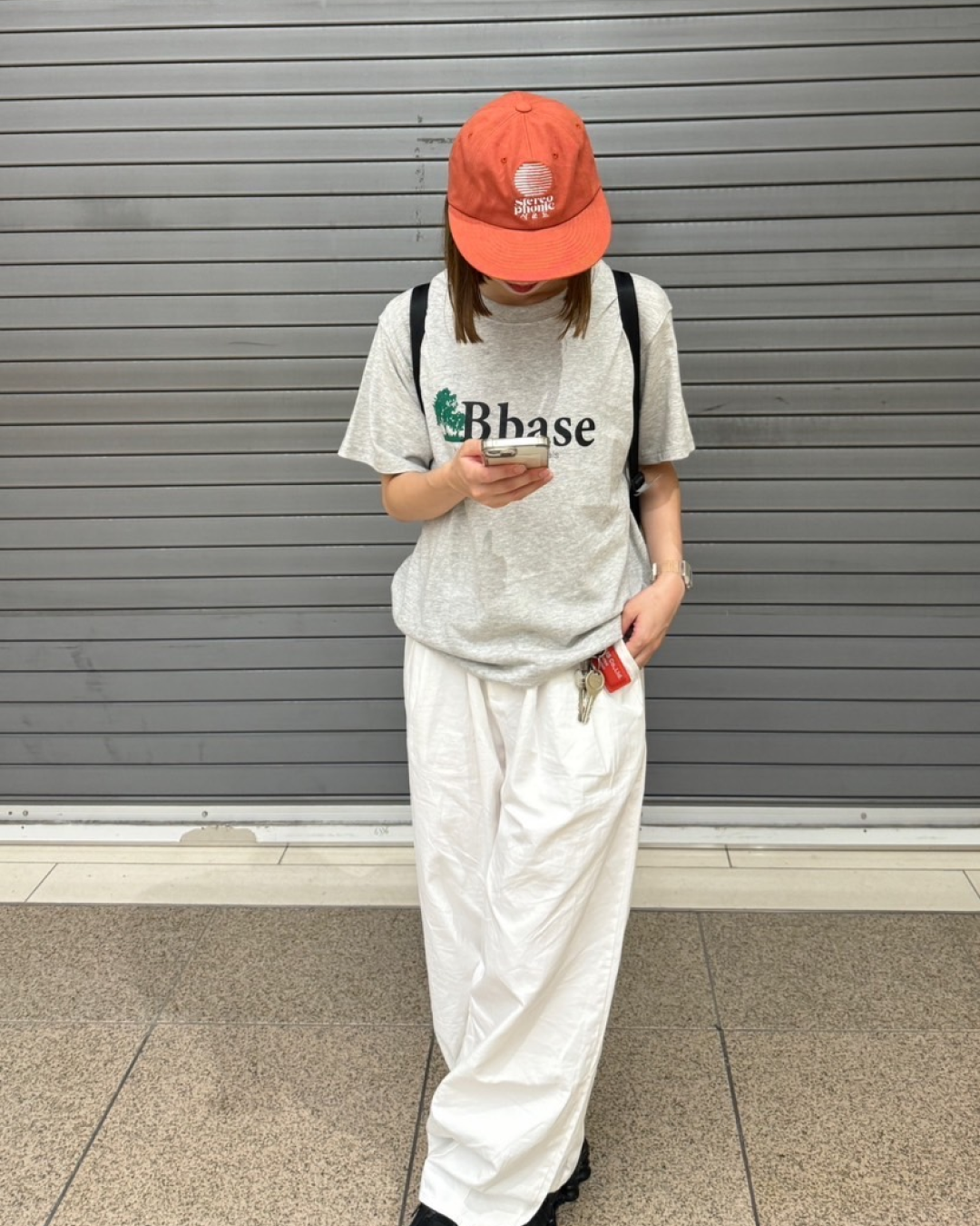 カジュアルワイドレッグパンツ C0052