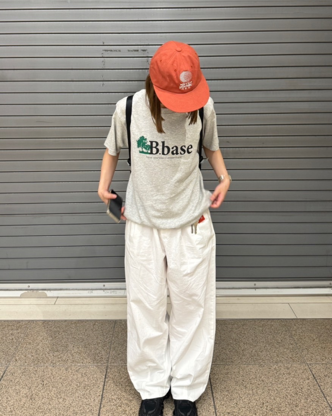 カジュアルワイドレッグパンツ C0052