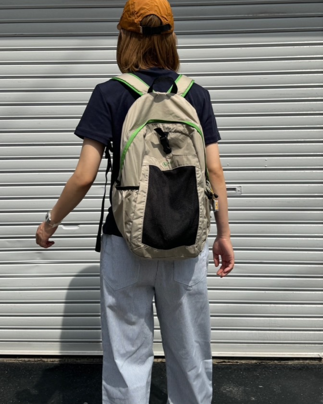タックストレートストライプパンツ C0062