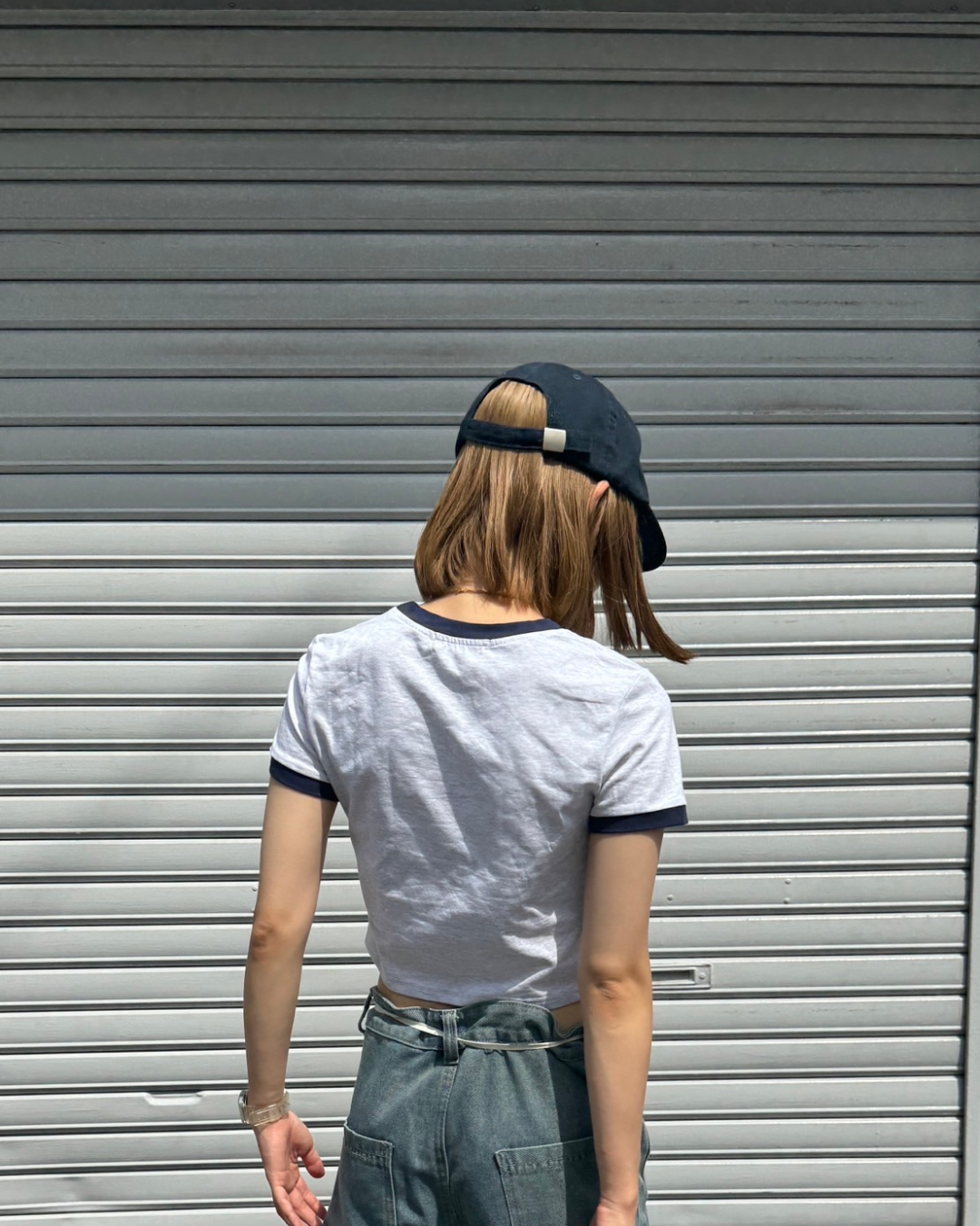 ショート丈ナンバーTシャツ C0065