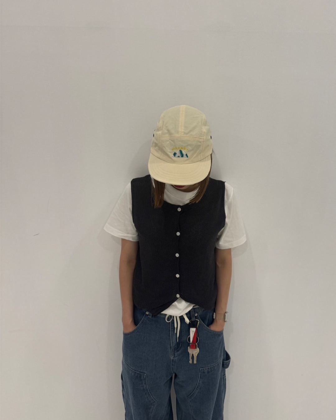 ワンポイントロゴキャップ C0075