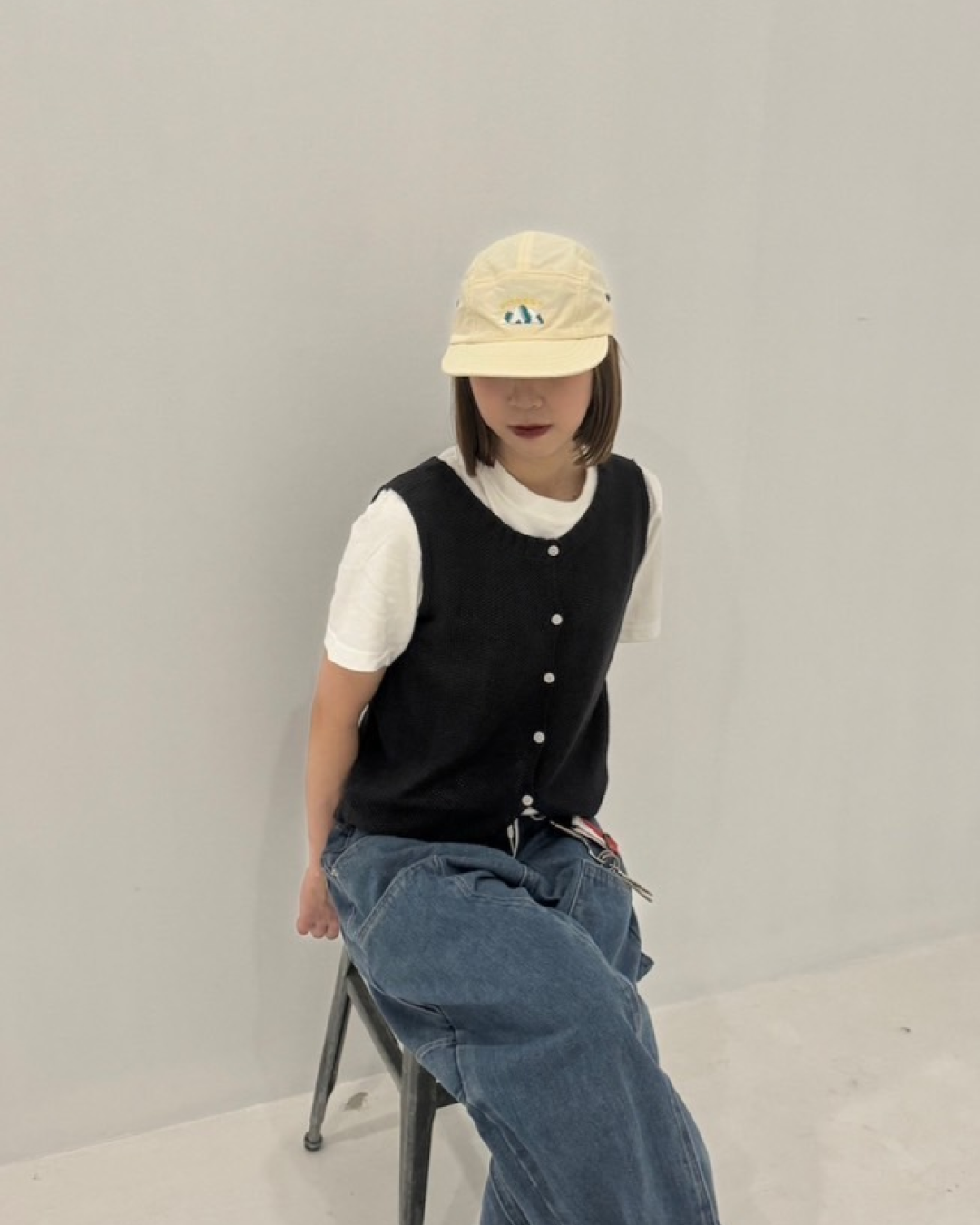 ワンポイントロゴキャップ C0075