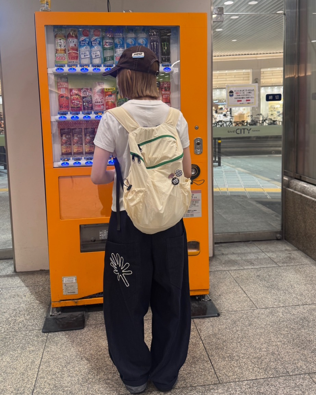 バイカラーリュックサック C1037