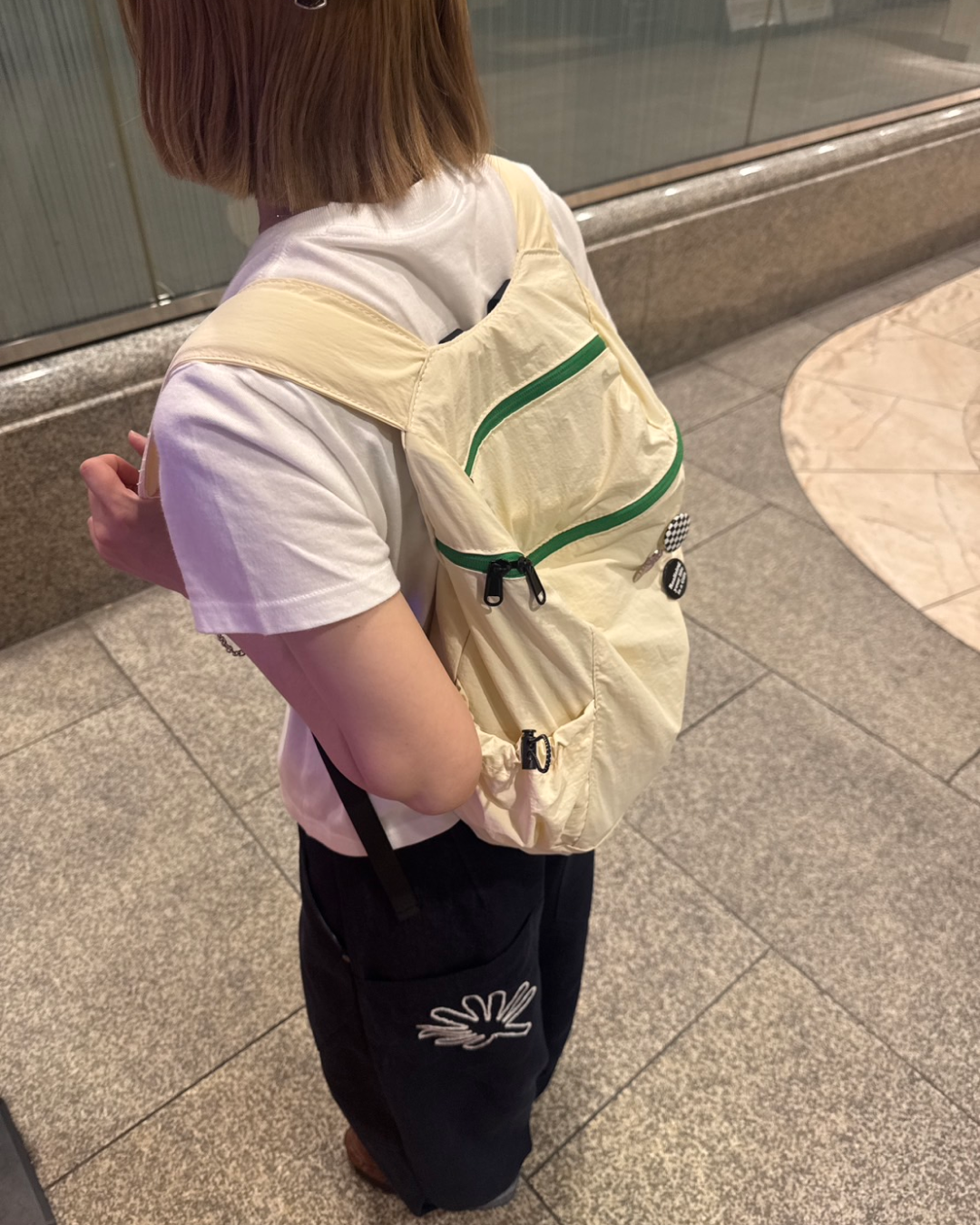 バイカラーリュックサック C1037