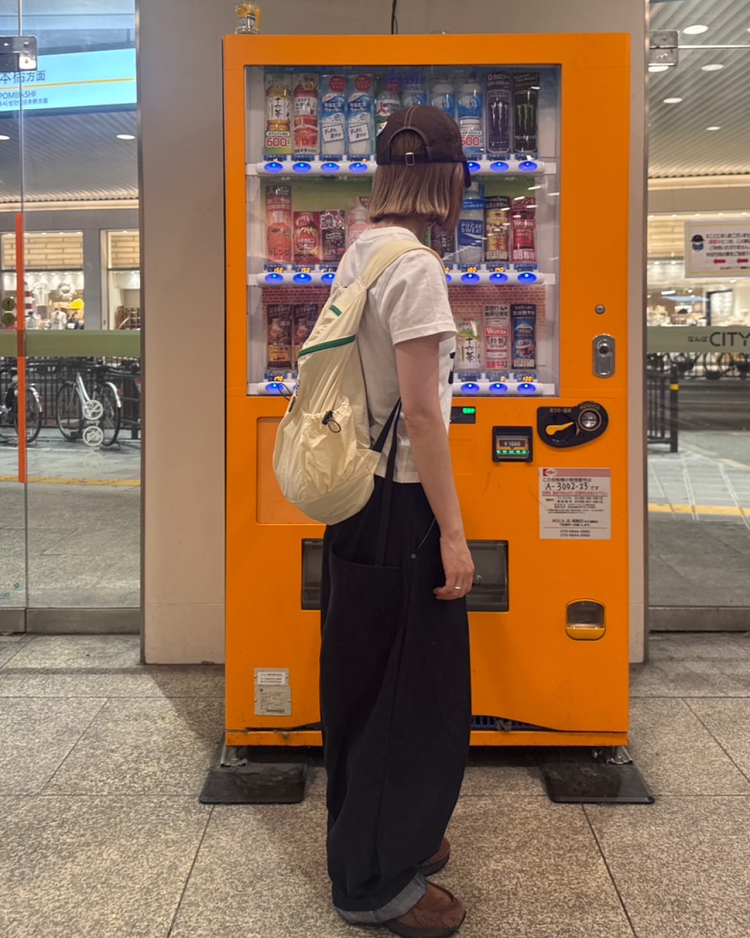 バイカラーリュックサック C1037