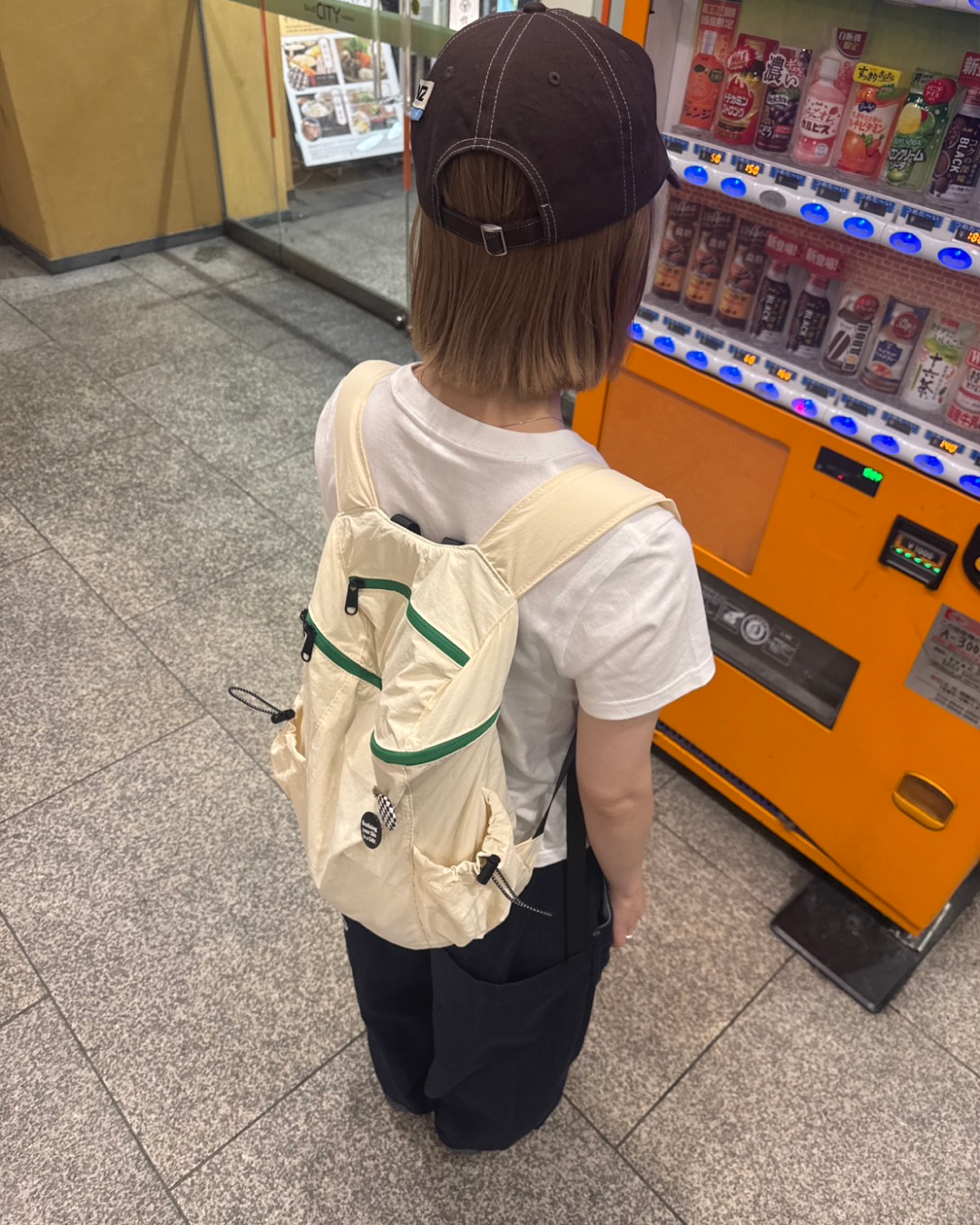 バイカラーリュックサック C1037