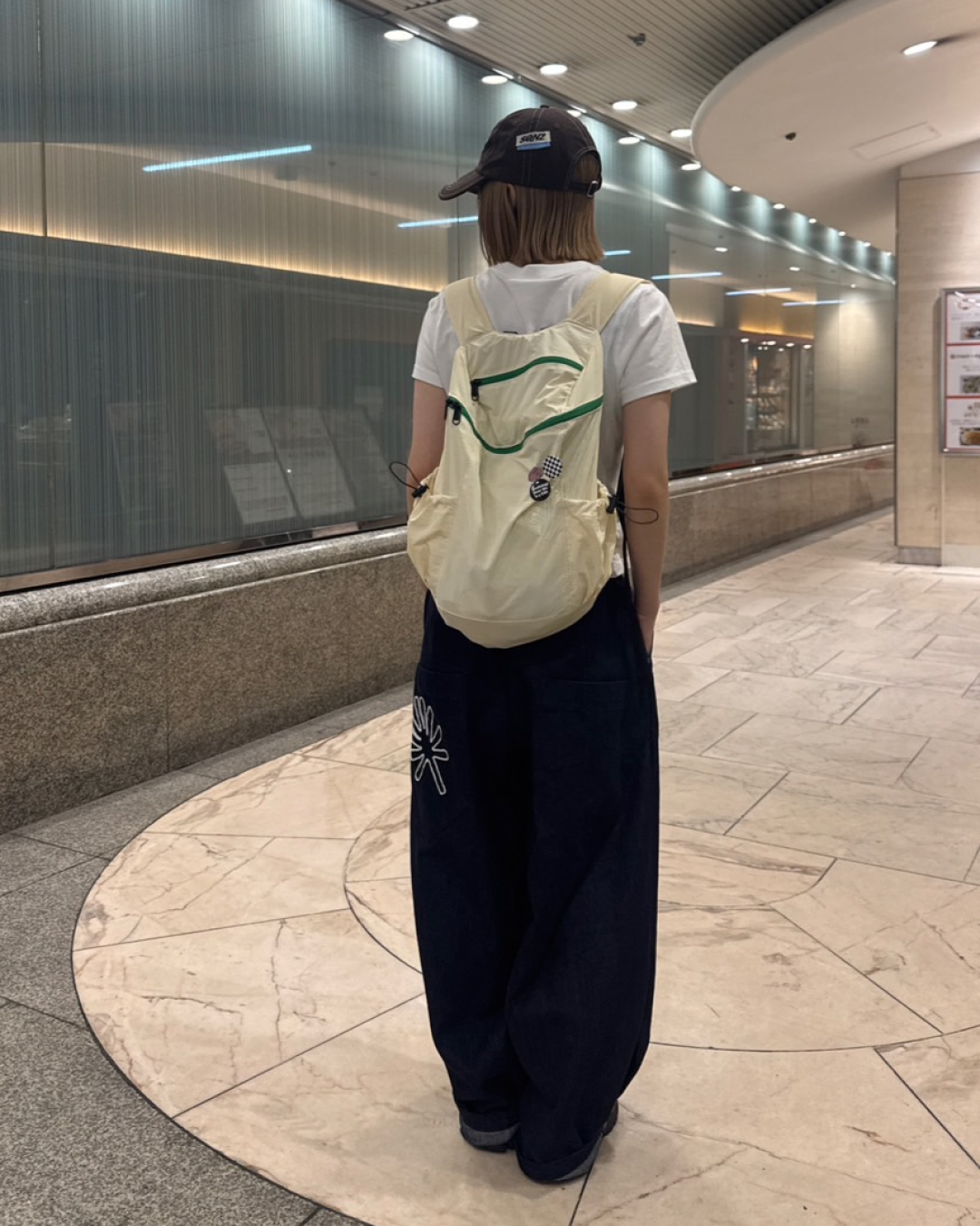 バイカラーリュックサック C1037