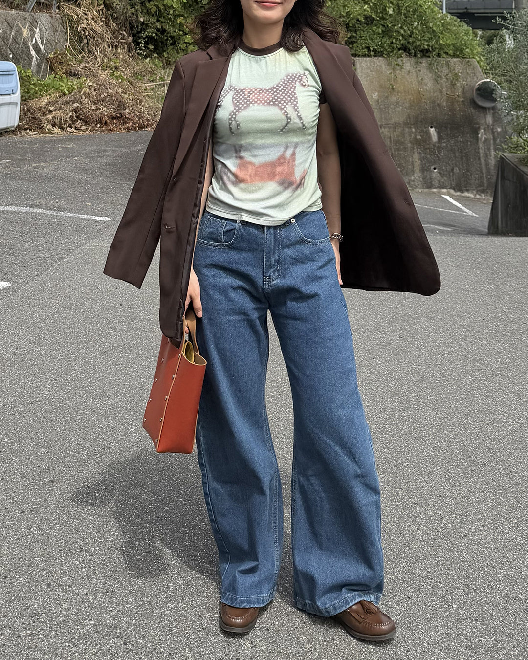 ヴィンテージ風グラフィックTシャツ CG0054