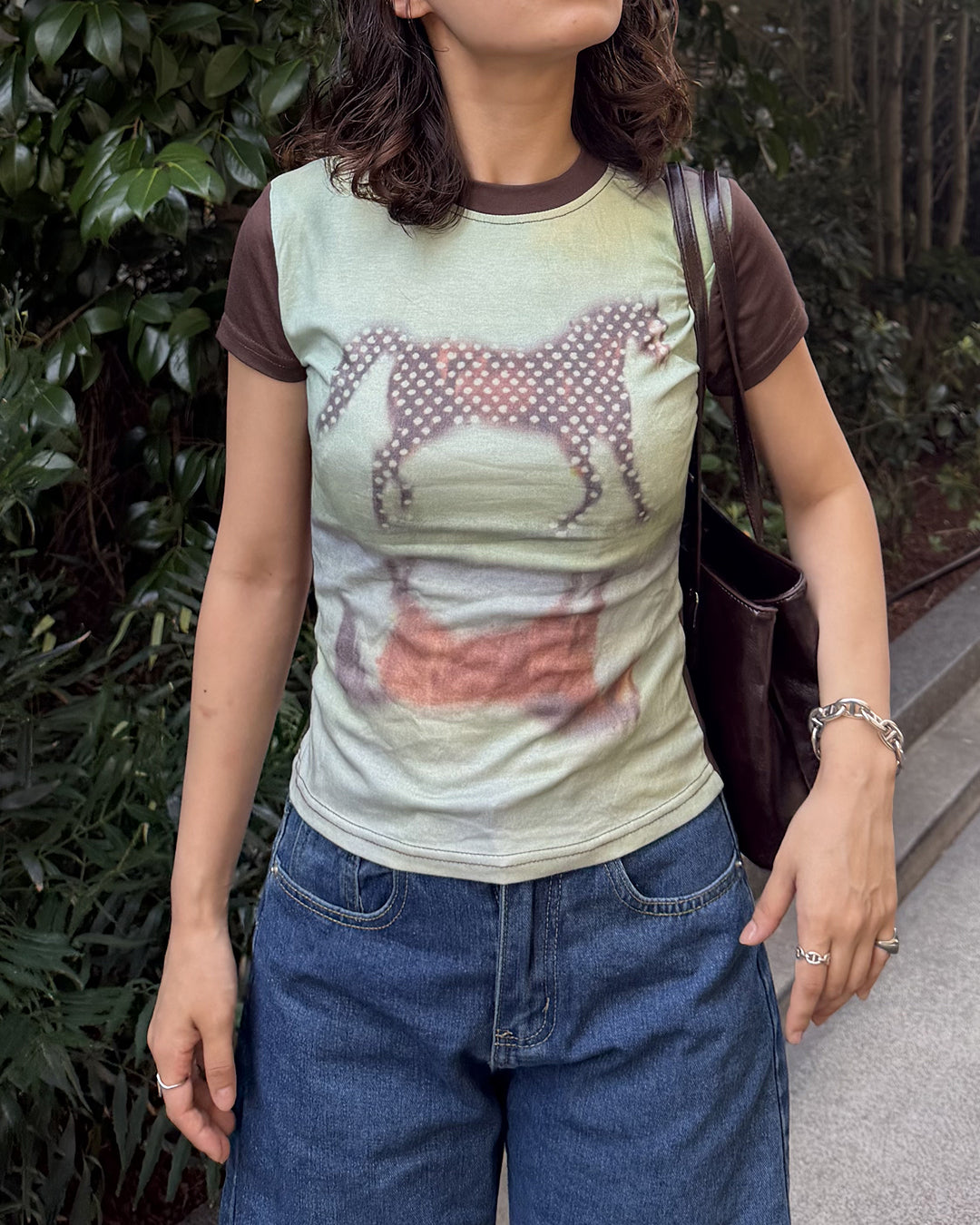 ヴィンテージ風グラフィックTシャツ CG0054