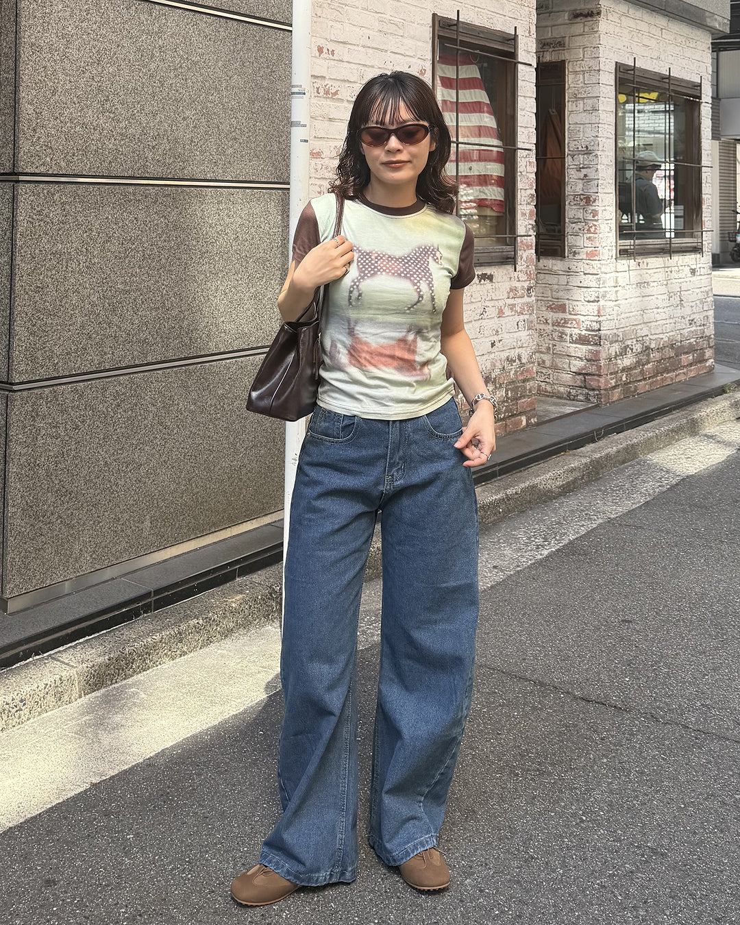 ヴィンテージ風グラフィックTシャツ CG0054