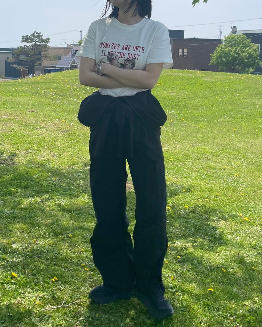 キャットプリントTシャツ CH0010