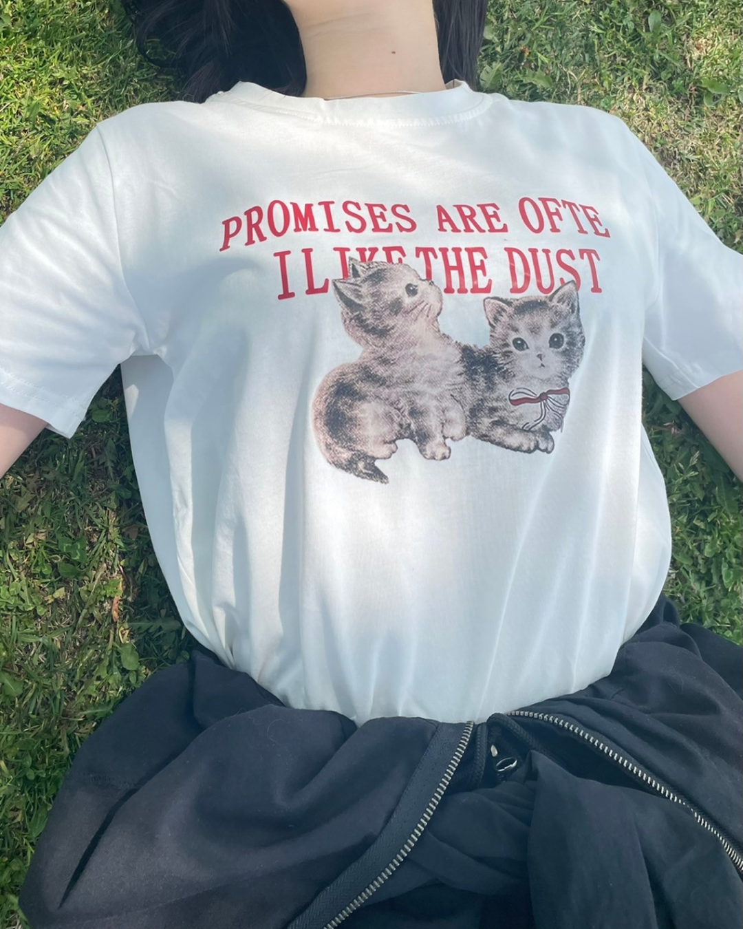 キャットプリントTシャツ CH0010