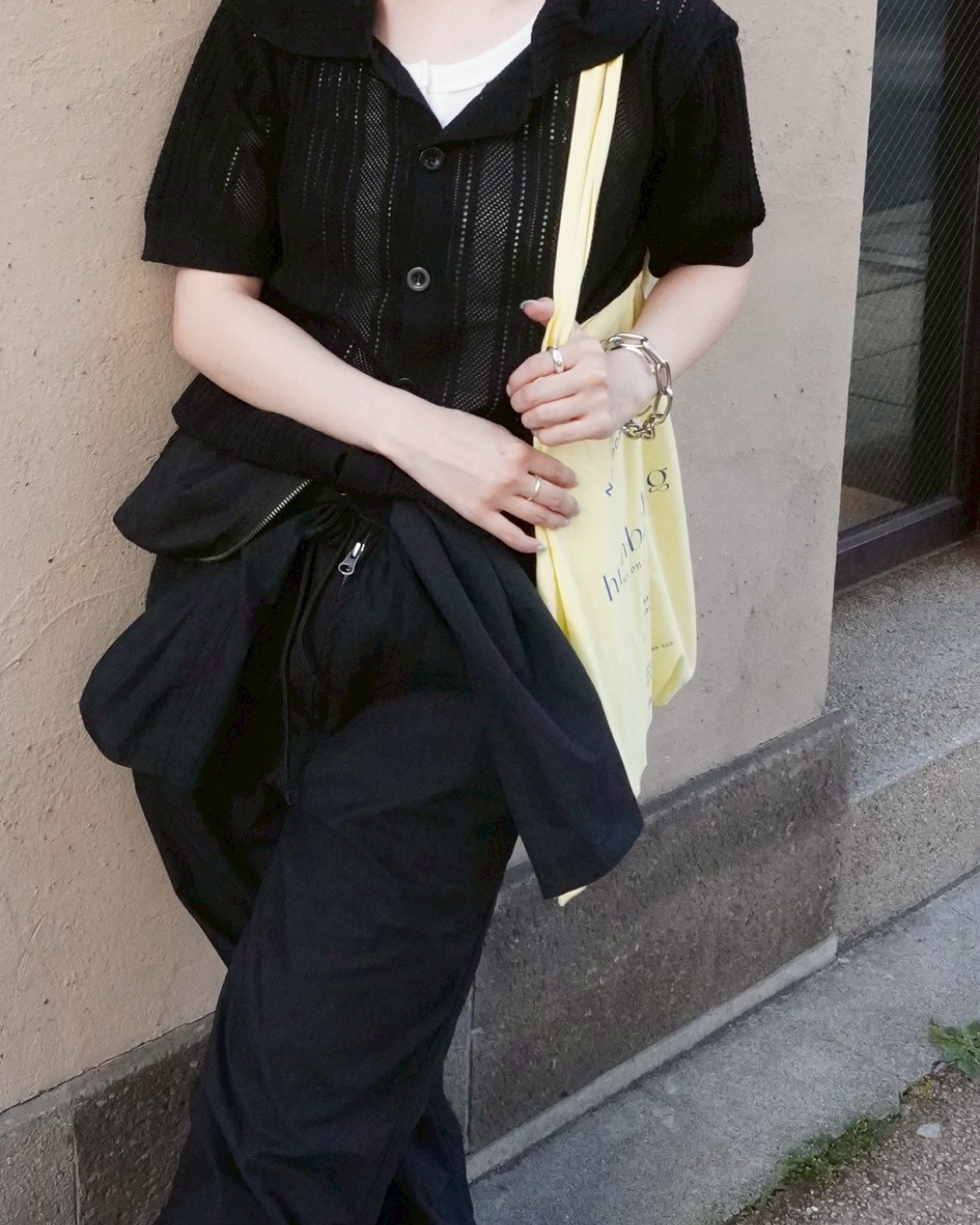 ブラックレースシャツ CH0092