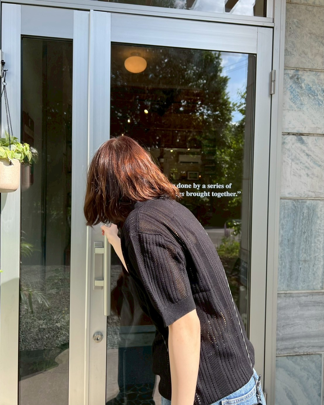 ブラックレースシャツ CH0092