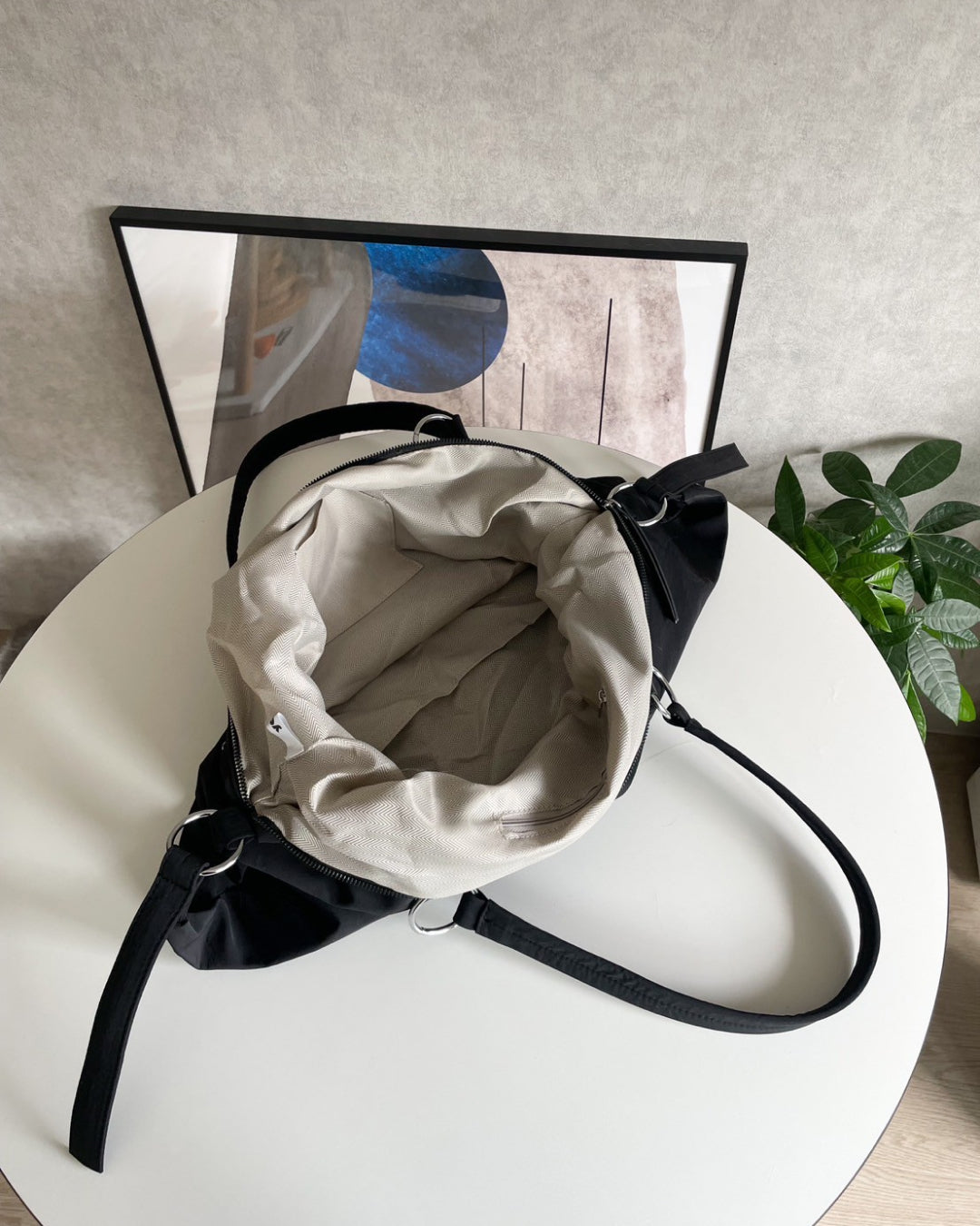 スタッズ付きナイロンバッグ CH0167