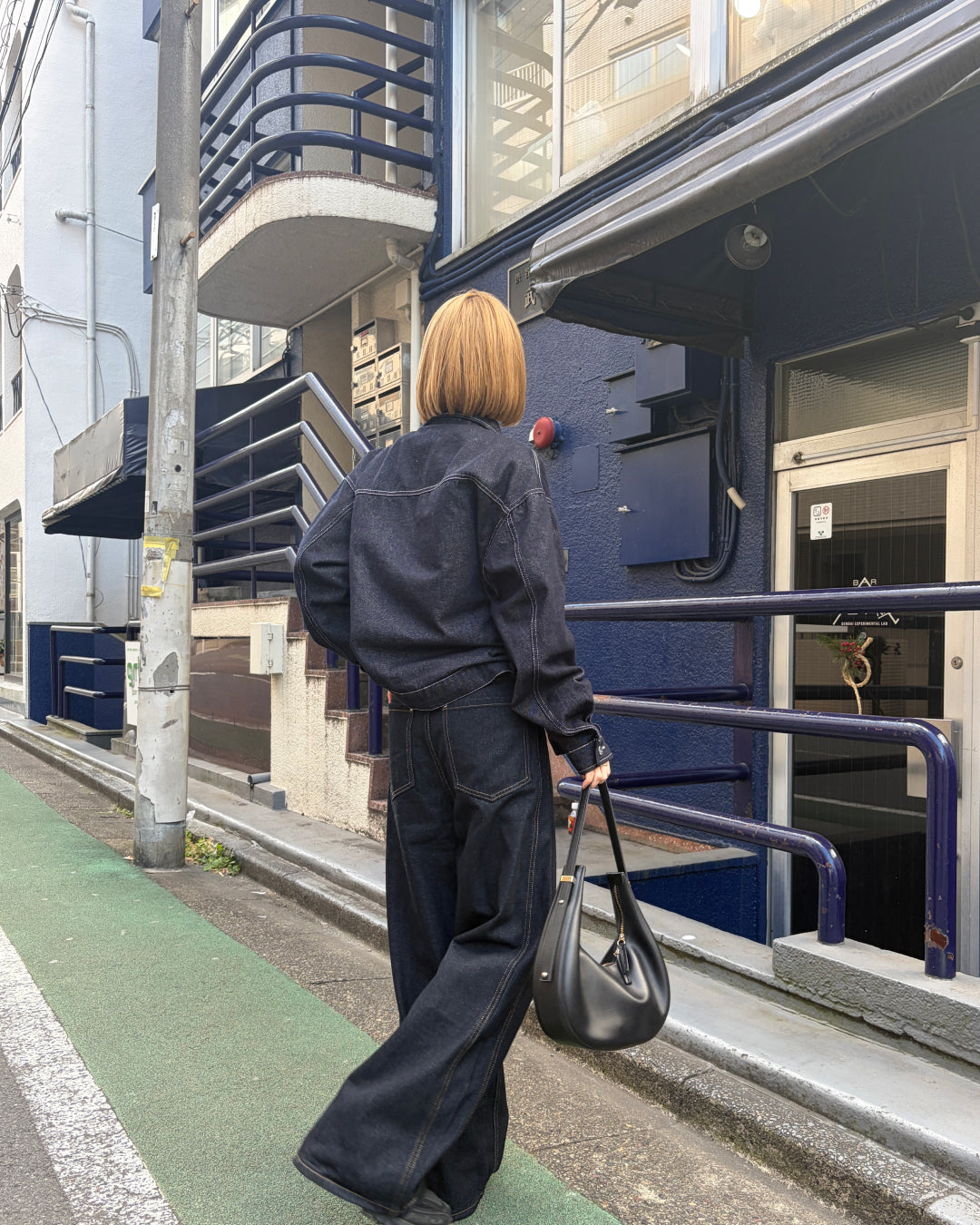 インディゴステッチラインデニム CH0285