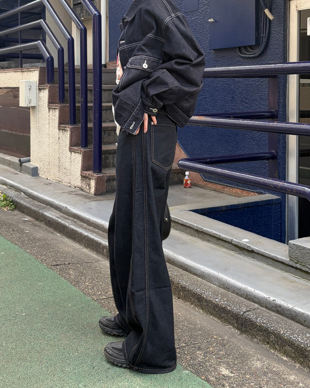 インディゴステッチラインデニム CH0285