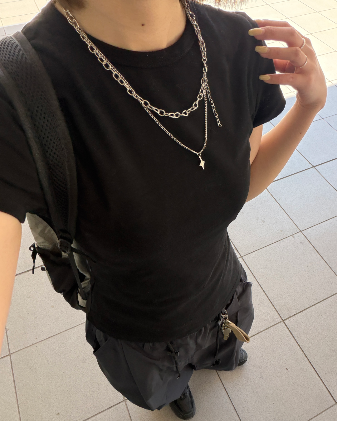 レイヤードポイントネックレス CH2099