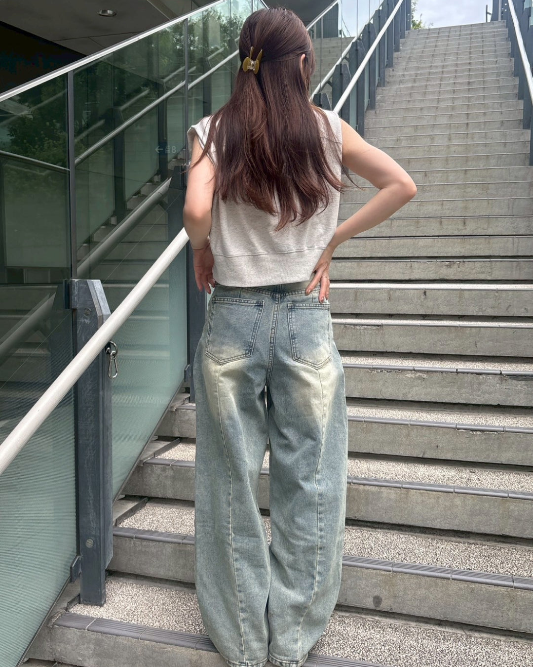 ワイドストレートスカイブルーデニム
CM0030