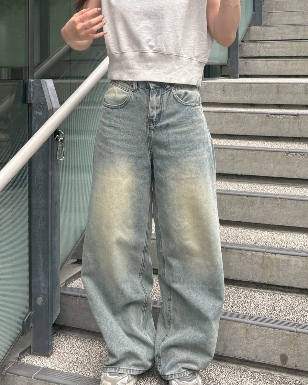 ワイドストレートスカイブルーデニム
CM0030