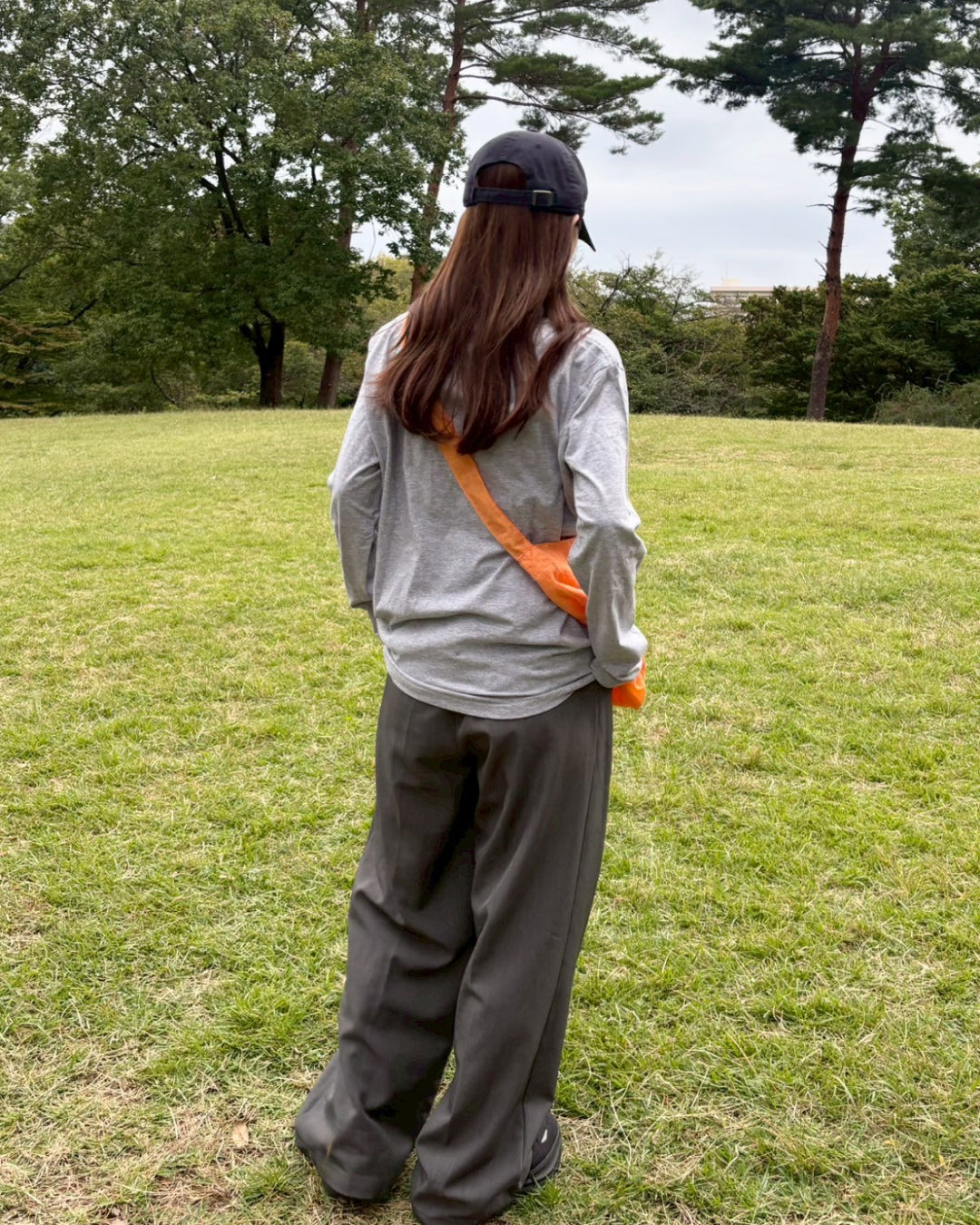 センタープリントロングTシャツ
CM0078