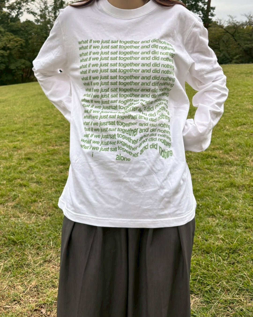 センタープリントロングTシャツ
CM0078