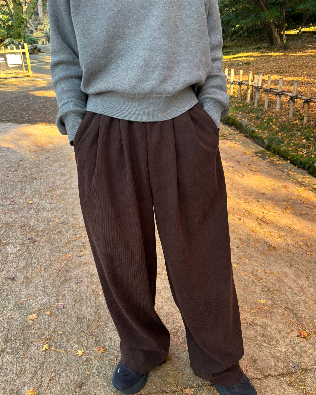 コーデュロイルーズフィットパンツ CM0091