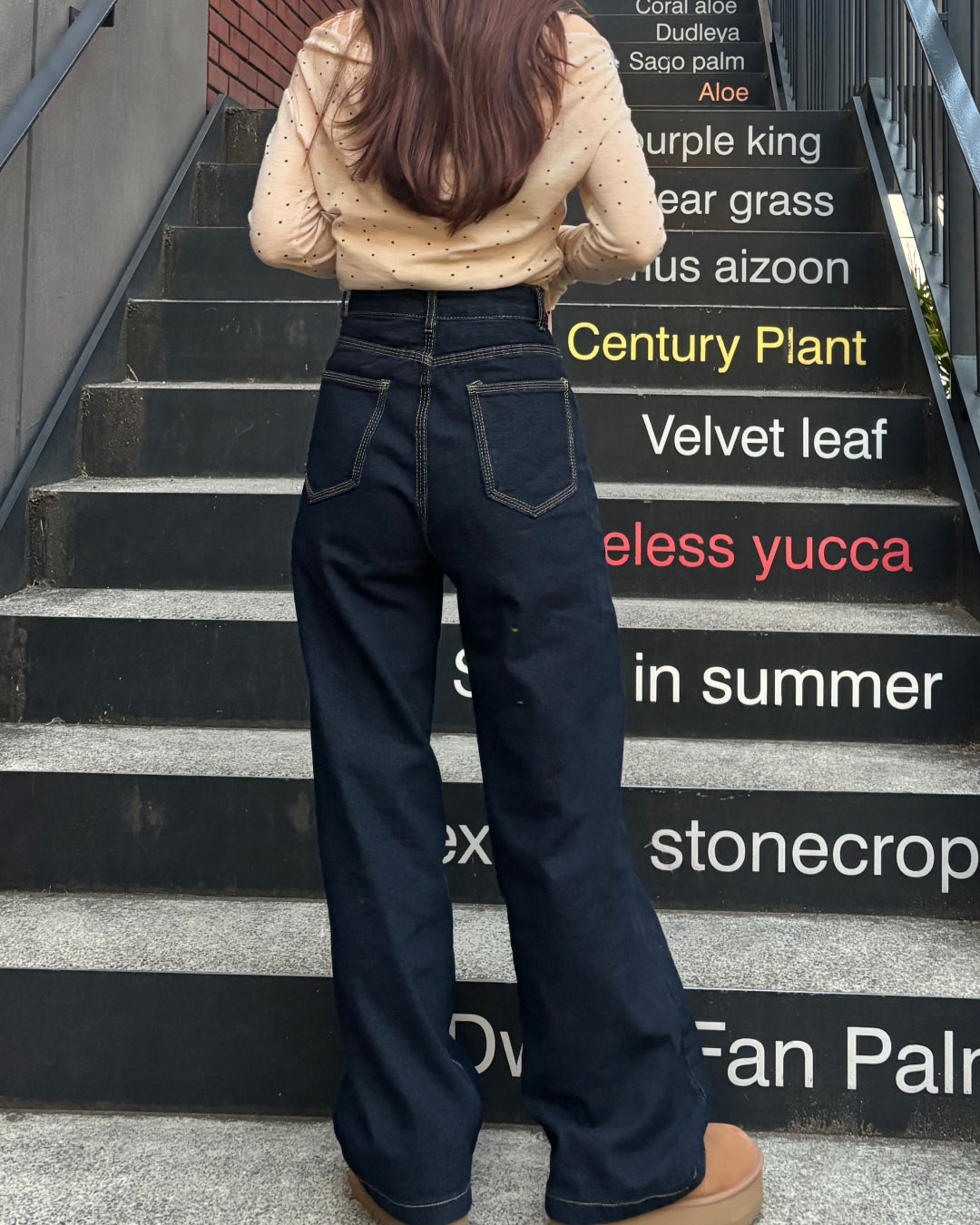 ラインステッチデニム CM0144