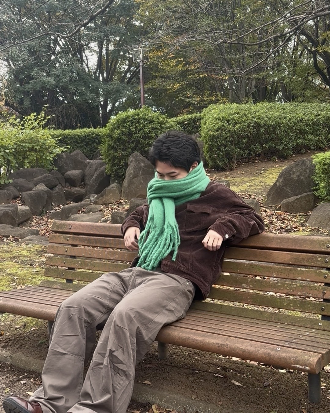 ルーズレッグワイドパンツ GB0016