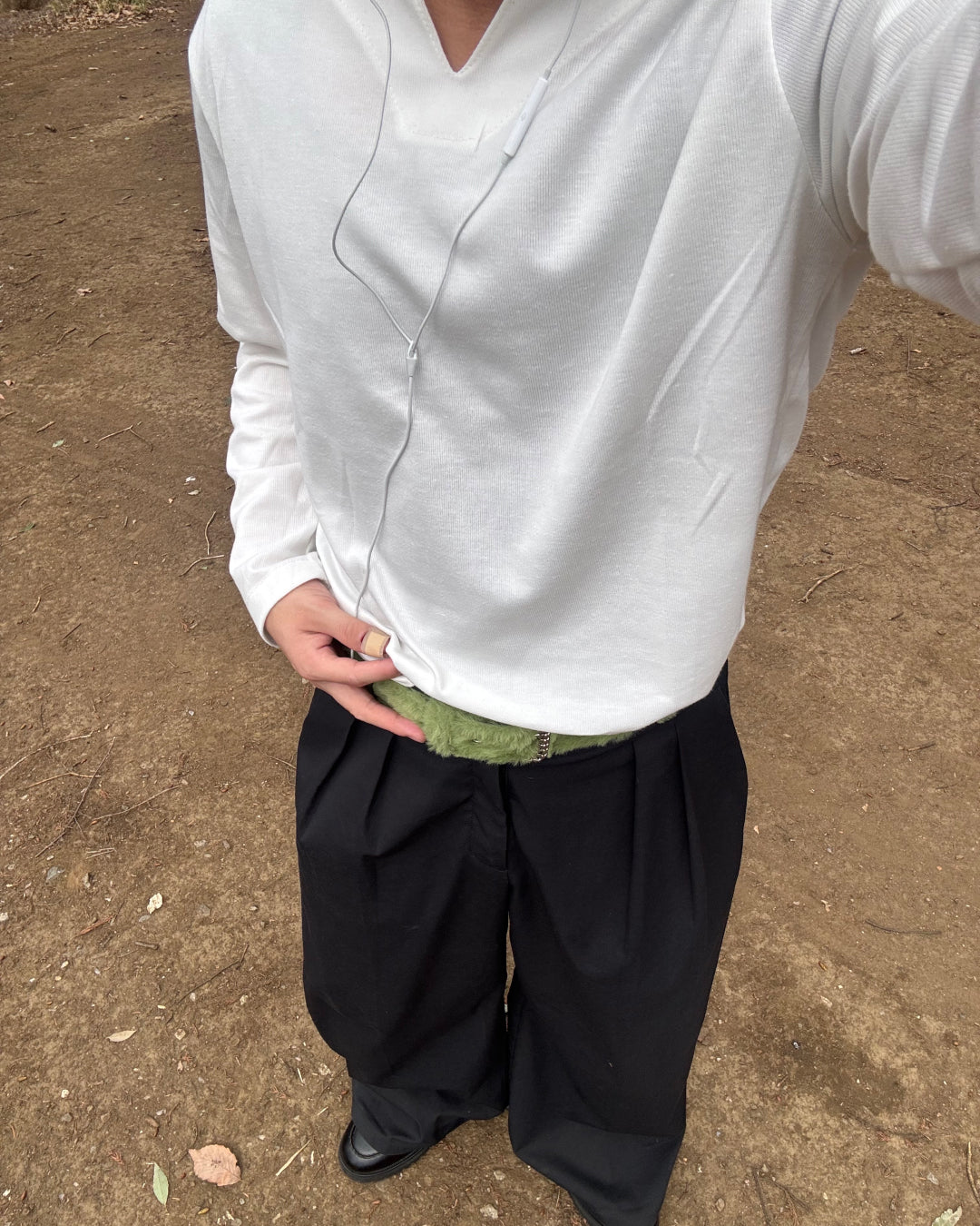 ルーズキーネックカットソー GB0037