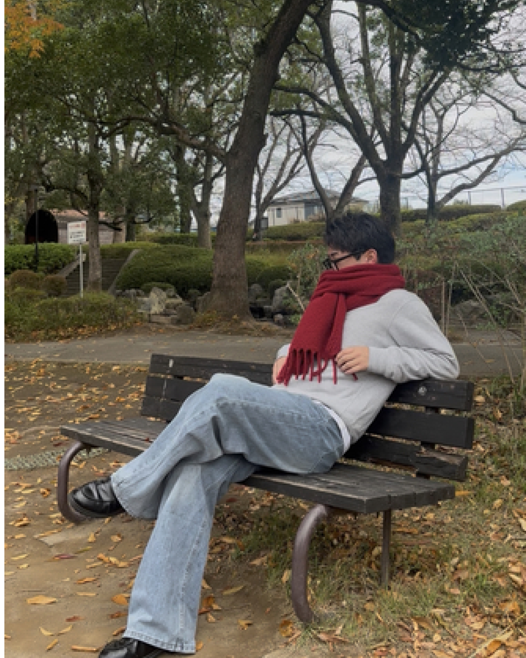 レッグワイドパンツ GB0049