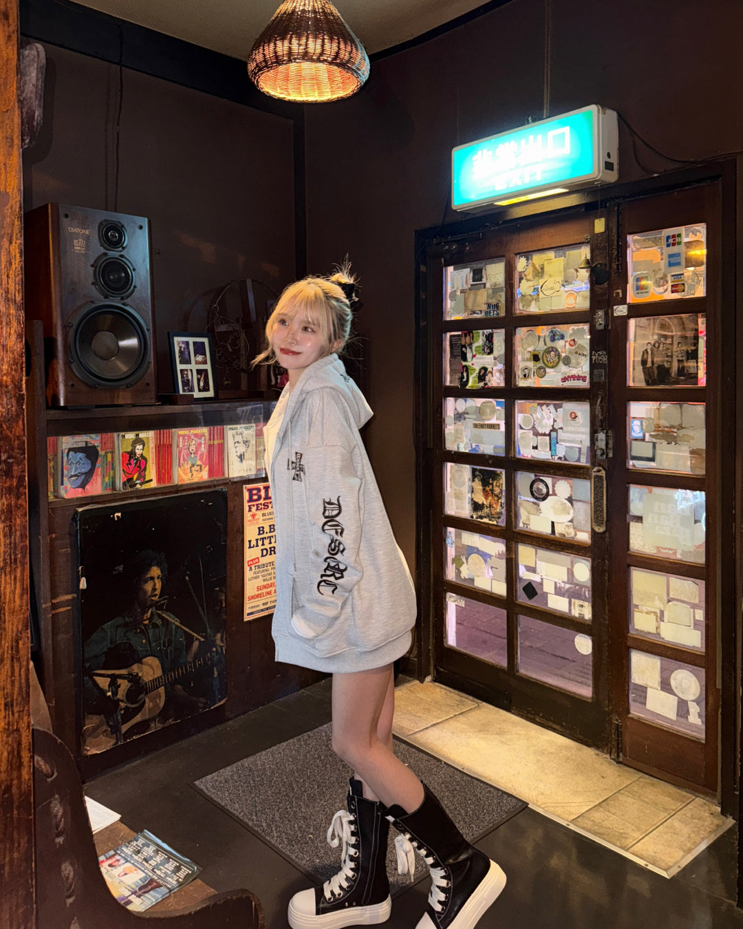 スリーブデザインオーバーサイズフードパーカー
GM0113