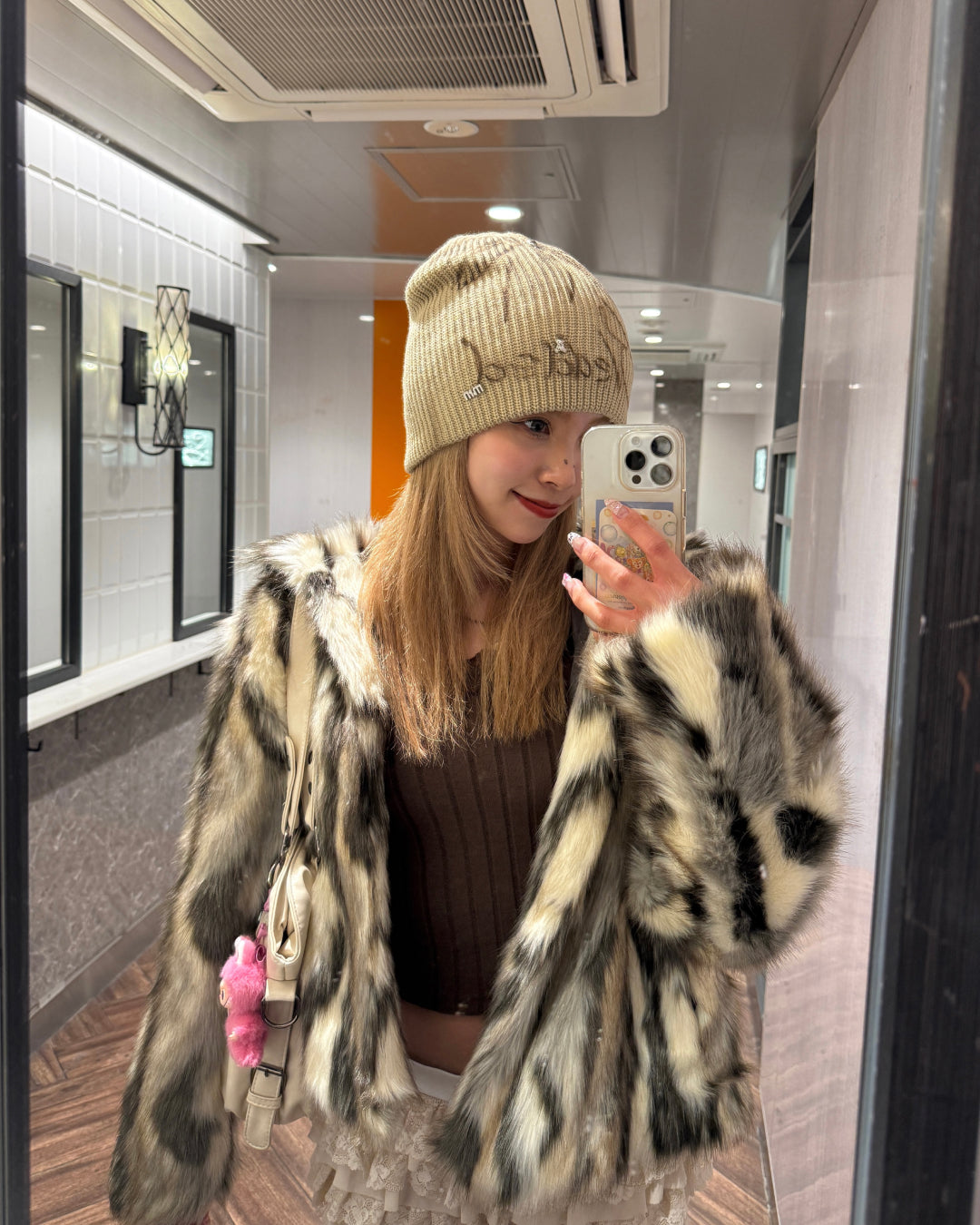 スプレーデザインニット帽
GM0129