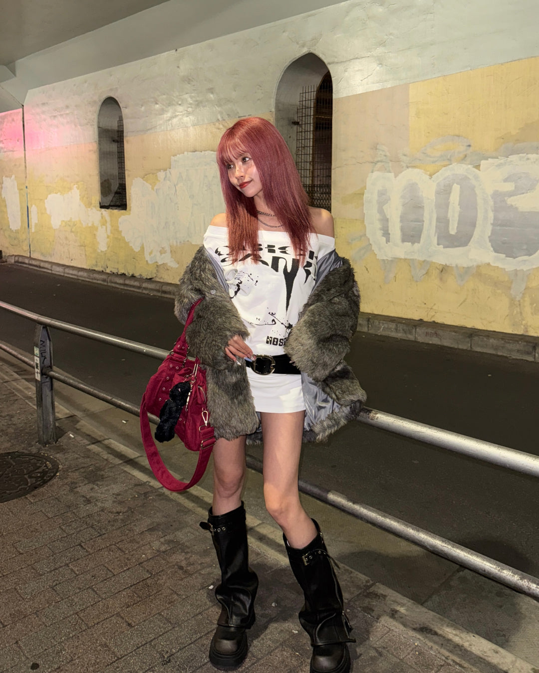 オフショルタイトミニワンピース
GM0136