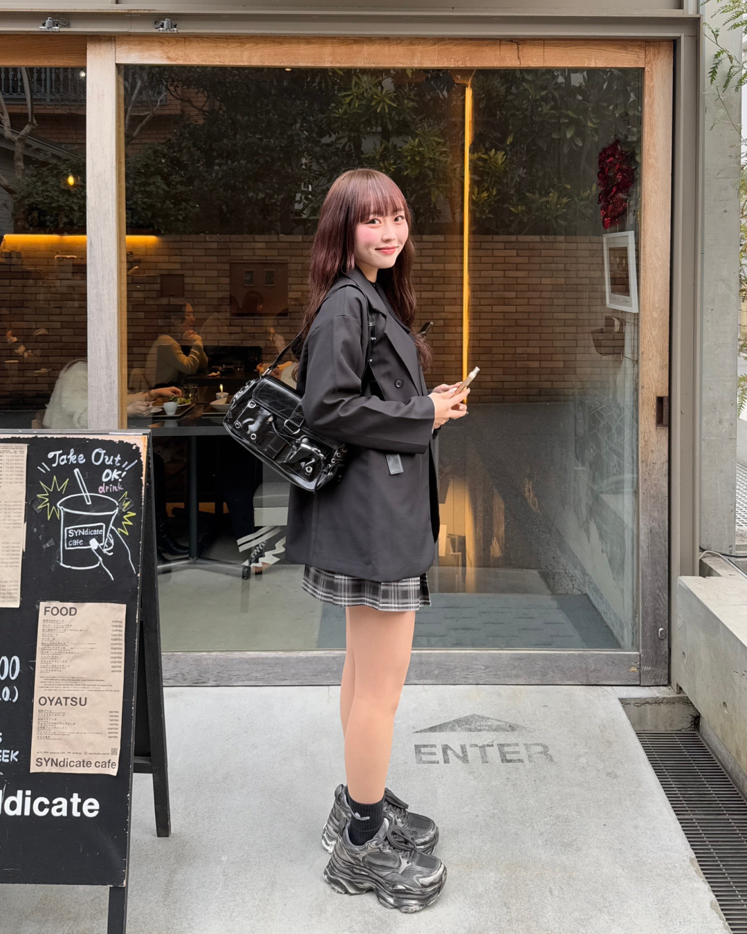 バックルショルダーバッグ HZ0054