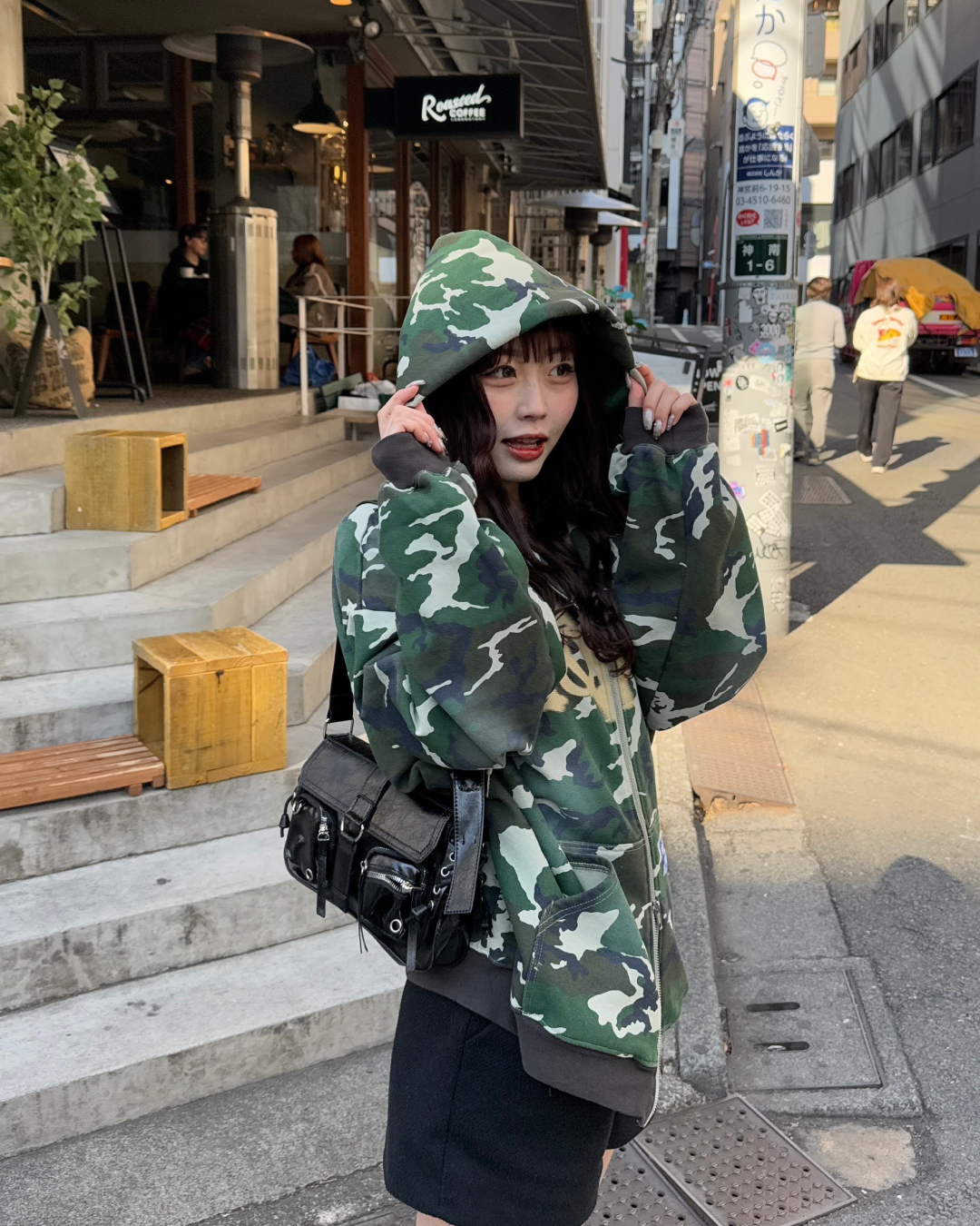 バックルショルダーバッグ HZ0054