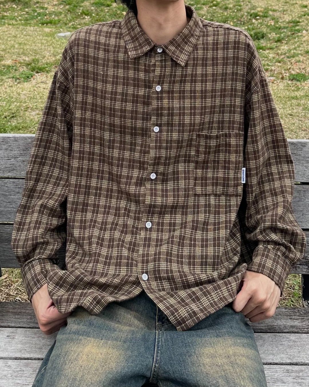 Button check shirt HA0018