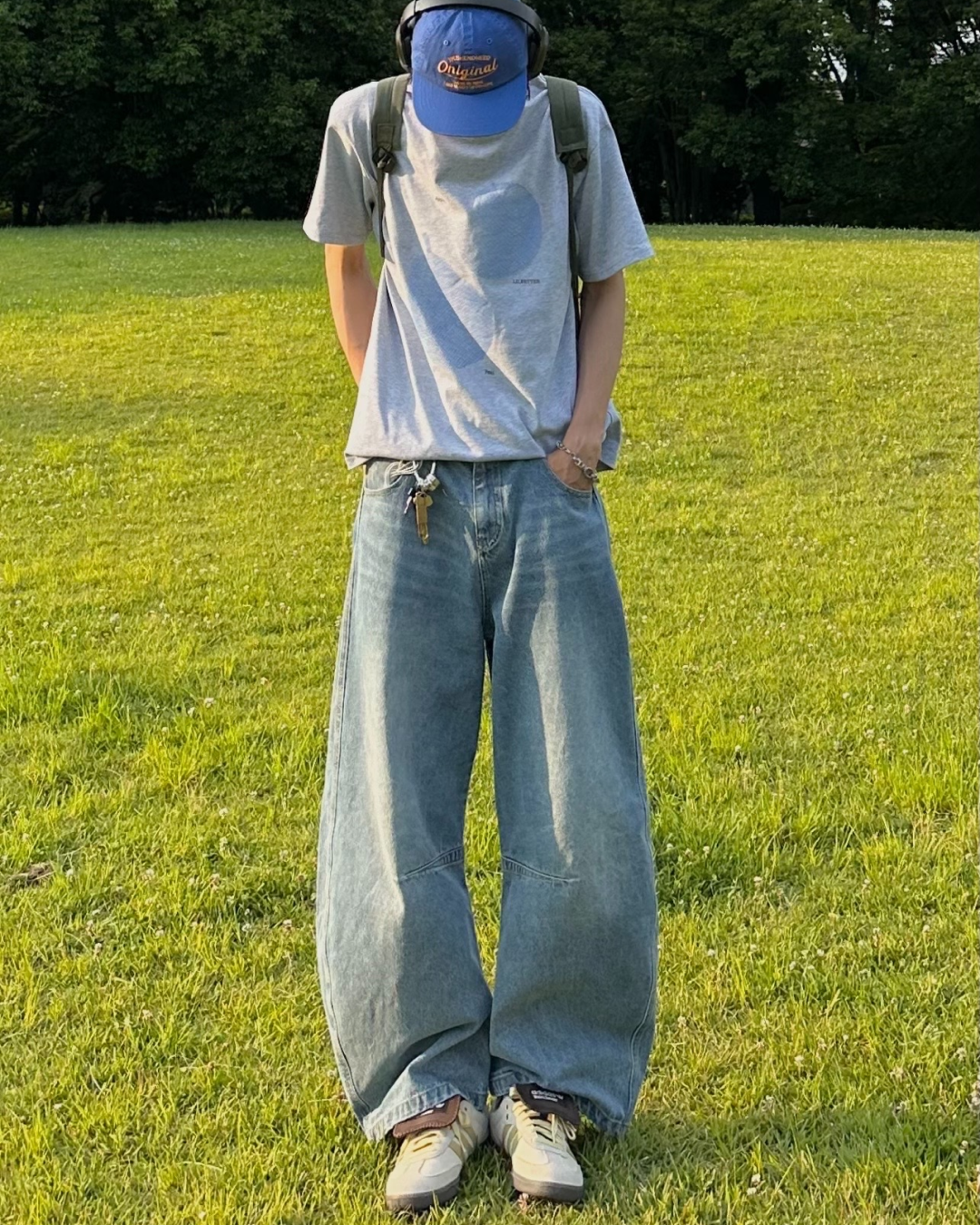 【即納】バルーンデニムパンツ HA0101