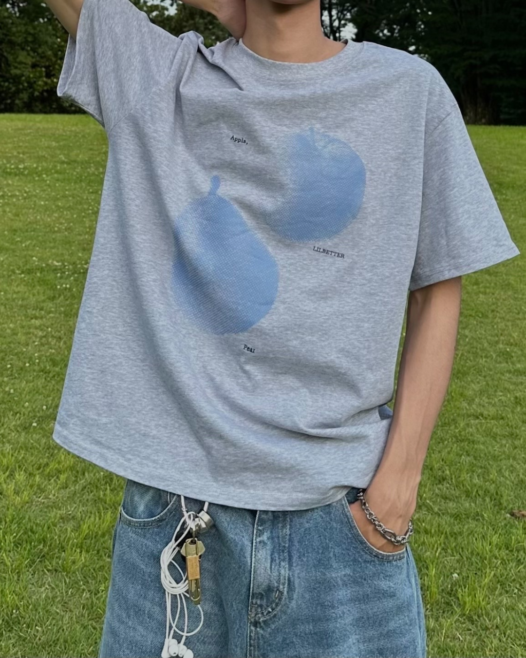 フルーツプリントTシャツ HA0040