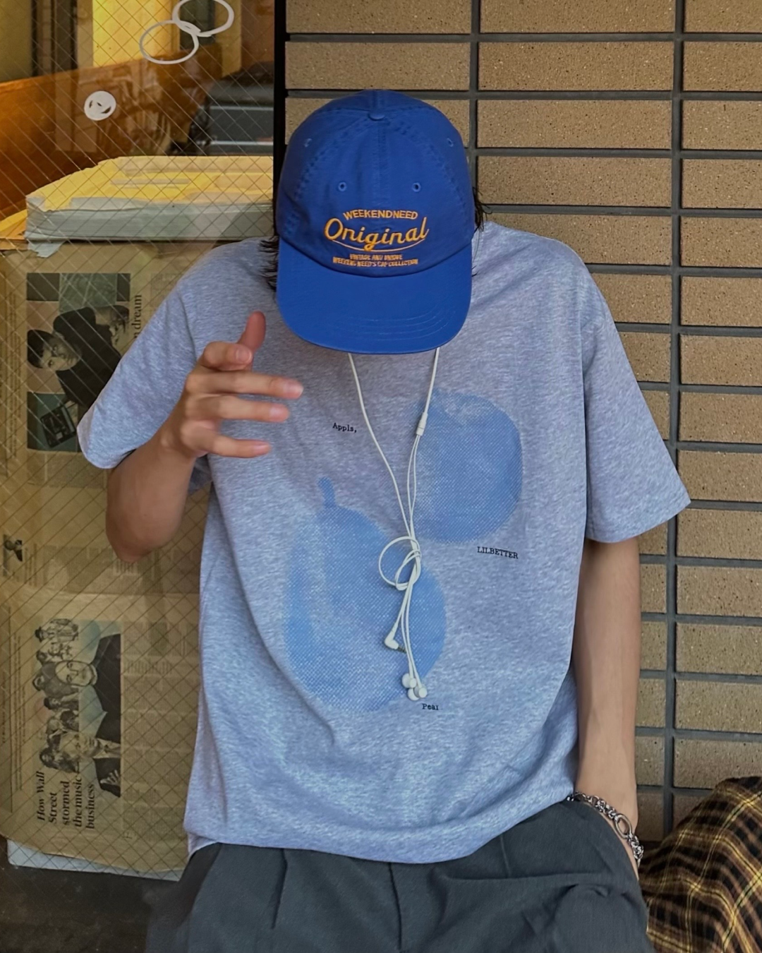 フルーツプリントTシャツ HA0040