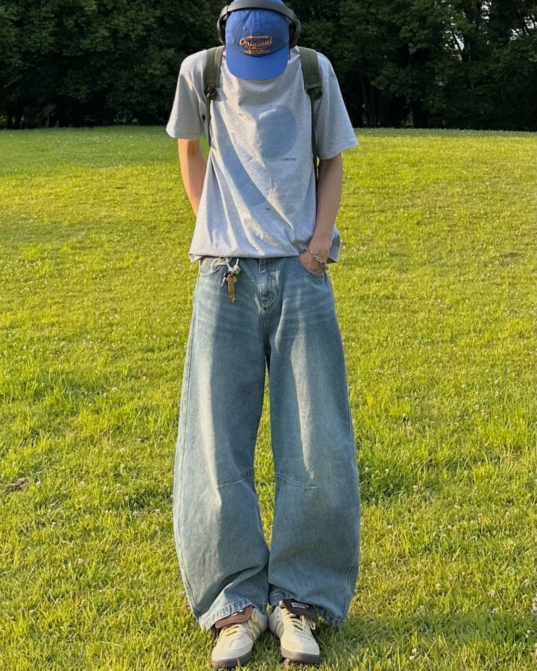 【即納】バルーンデニムパンツ HA0101