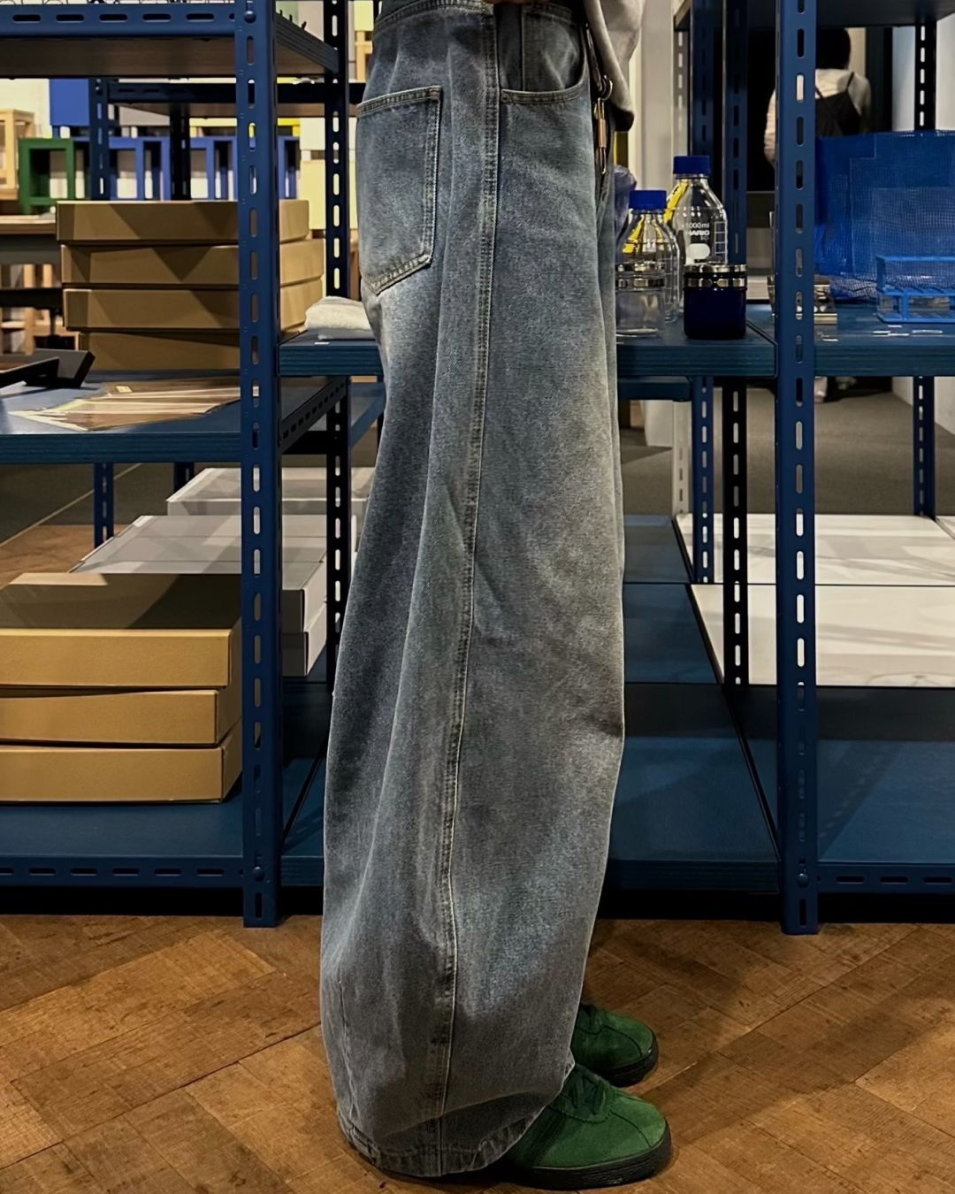 【即納】バルーンデニムパンツ HA0101