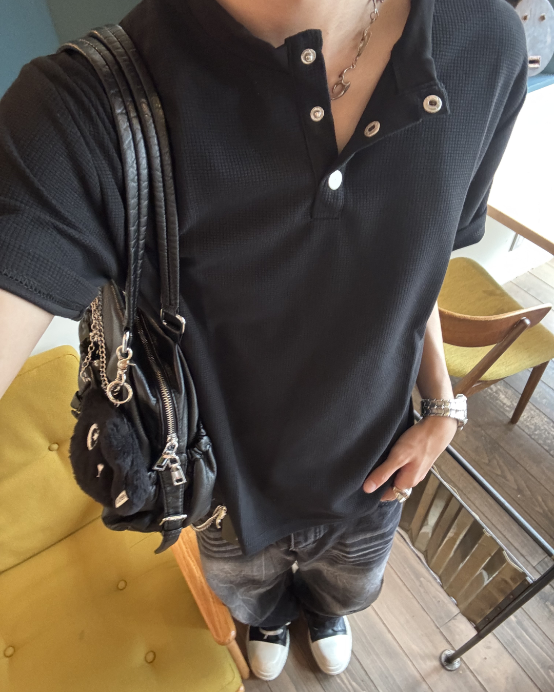 ベビールーズワッフルTシャツHS0028