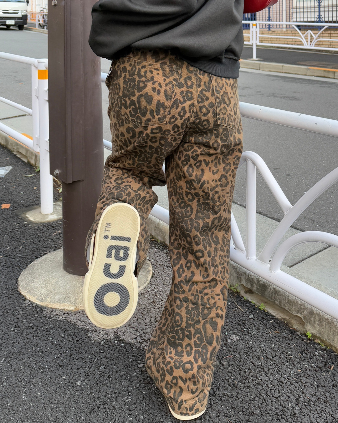 レオパードデニムパンツ HZ0030
